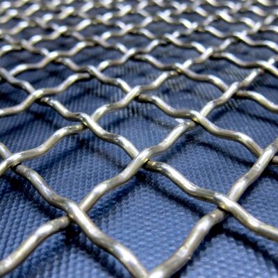 14 SWG Stainless Steel Crimped Wire Mesh with Rust Resistance and Customized Length for Mine Screen Panel