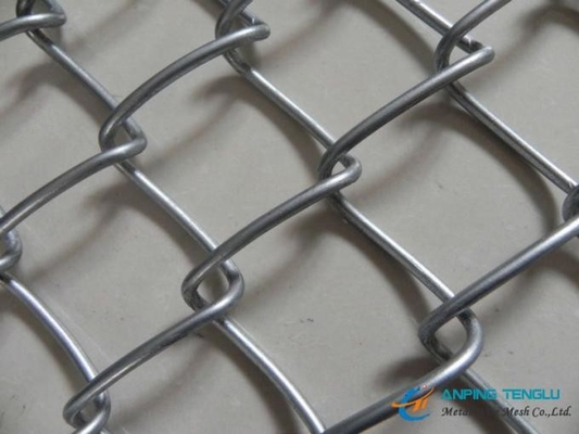 Eco freundliches Länge des Garten-Eisen galvanisierte Kettenglied-Zaun-5.0m-50.0m