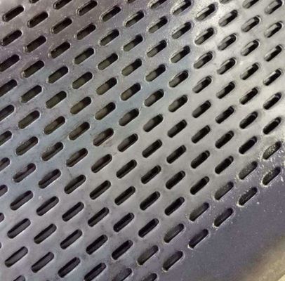 304 aus Edelstahl Perforiermetallnetz für das Oval-Loch-Punching