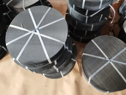 Flachflächige schwarze Drahtstoff-Extruder-Bildschirm mit verschiedenen Formen und Größen