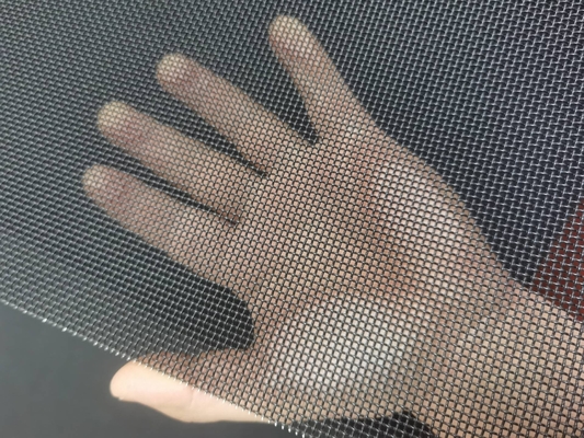 11 X 11 Korrosionsbeständiges Sicherheitsnetz aus Edelstahl 0,8 mm Drahtpulver beschichtet