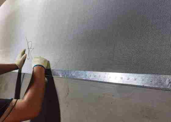 Fenster Tür Edelstahl Sicherheitsgitter 304 316 9,5 Maschenweite Pulver-/PVC-beschichtet