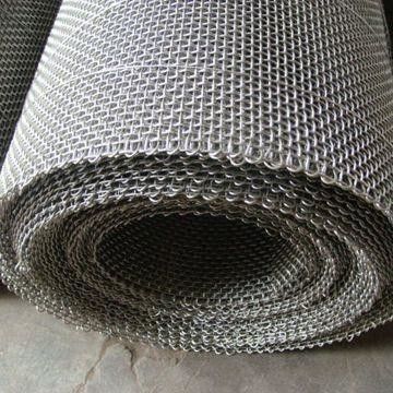 Tec Sieve Crimped Stainless Steel Wire Mesh Gewebt SS316 Für Steinbrüche / Bergbau