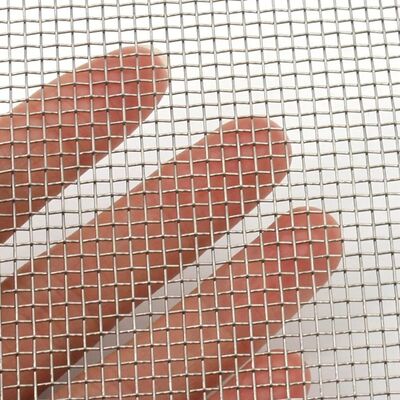 120 × 110 Mesh Plain Weave 201 302 SS Gewebtes Drahtnetz