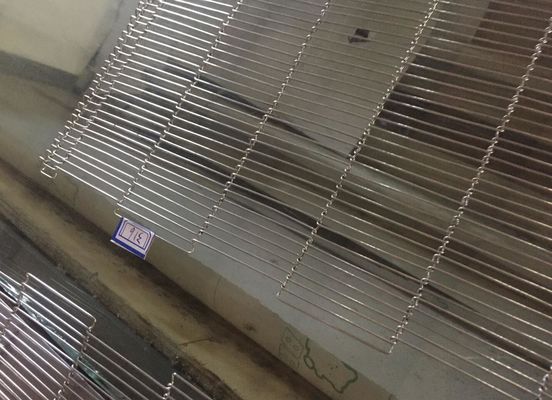 Einzelne Schleife 1mm bis 3mm Draht-Förderband für Lebensmittelverarbeitungs-Draht-Leiter-Gurt