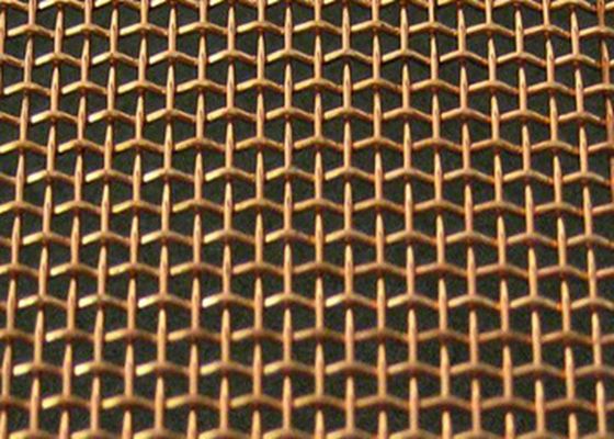 Quadratisches Loch des Phosphor-Bronzen-Drahtgewebe-Maschendraht-0.4mm 0.5mm