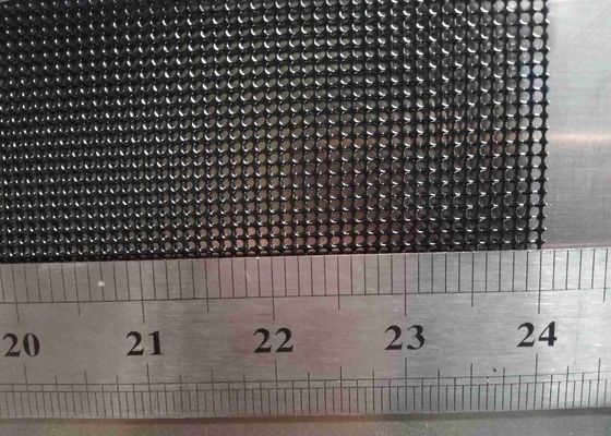 SS316L-Edelstahl-Sicherheitskontrolle Mesh Powder Coated 18 Meshx0.17mm