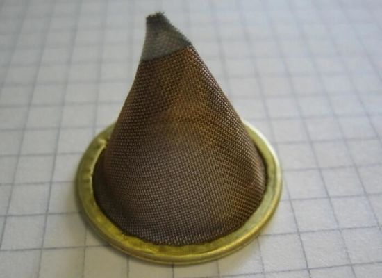 Konische Draht-Mesh Filters With Flat Sharp-Messingunterseite des Sieb-SS304