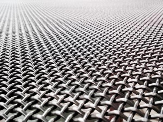 Quetschverbundener Draht Mesh Quarry Screen des unlegierten Hartstahls 1.37mm bis 12.7mm Durchmesser