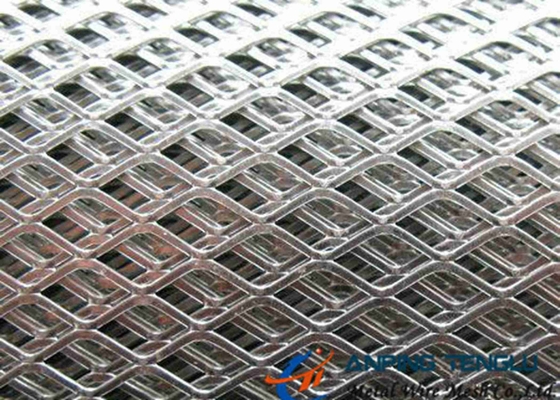 Diamond Flattened Expanded Metal Wire Mesh Small Hole 8mm stark