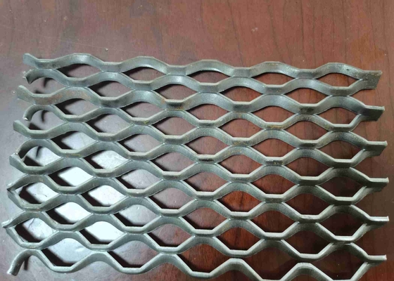 Stahl-0.8mm starker Streckmetall-Filter Mesh Diamond Shaped Openings
