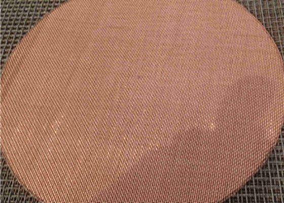 Kupferdraht Mesh Filter Disc 2um der Präzision zu des Filter-300um mit hoher Ermüdungsfestigkeit