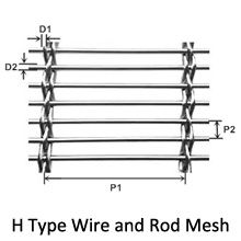 Aluminiumästhetischer Entwurf des kabel-Rod Mesh, leichtes u. für dekoratives