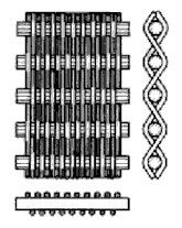 Einfacher niederländischer Rückdraht Mesh With High Mechanical Stability der Webart-(RPDW)
