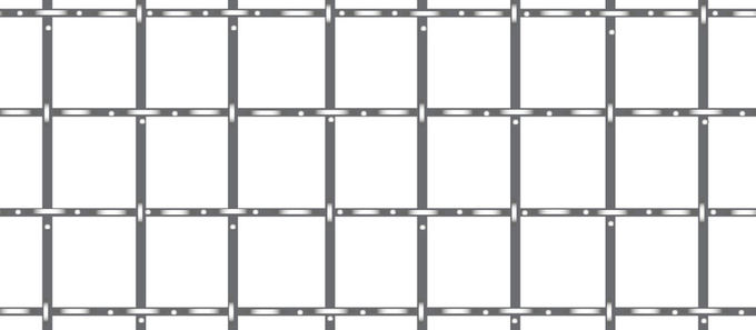 3 Mesh Single Intermediate Crimped Wire Masche für das Vibrieren, Architektur, dekorativ
