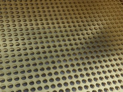 Perforierte Metallmessingmasche für Dekoration u. Filter, mit hochfestem