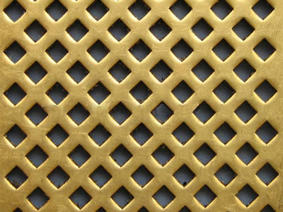 Perforierte Metallmessingmasche für Dekoration u. Filter, mit hochfestem