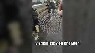 SS316 Ringgeflecht
